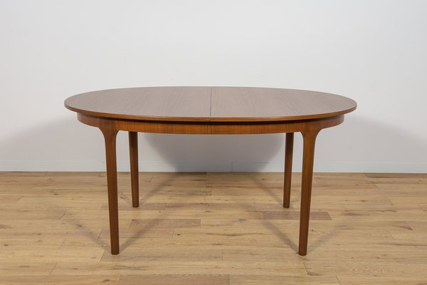 Mid-Century Oval Extendable Teak Dining Table from McIntosh, 1960s-NIT-2029030