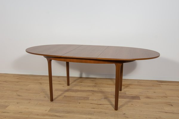 Mid-Century Oval Extendable Teak Dining Table from McIntosh, 1960s-NIT-2029030