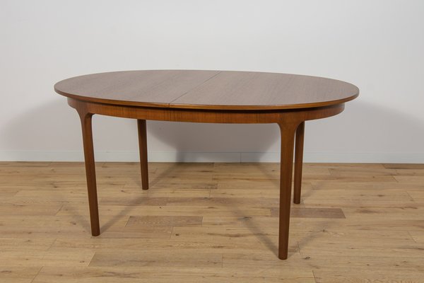 Mid-Century Oval Extendable Teak Dining Table from McIntosh, 1960s-NIT-2029030