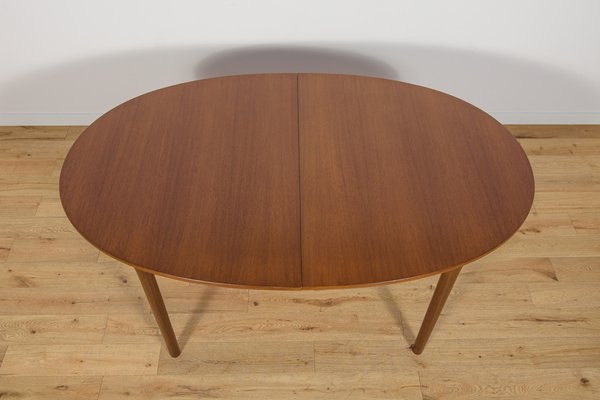 Mid-Century Oval Extendable Teak Dining Table from McIntosh, 1960s-NIT-2029030