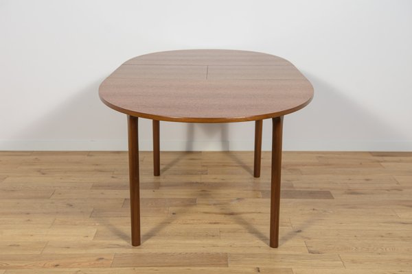 Mid-Century Oval Extendable Teak Dining Table from McIntosh, 1960s-NIT-2029030