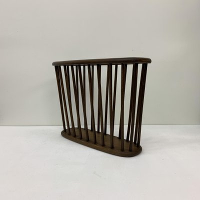 Mid-Century Oval Magazine Rack by Arthur Umanoff, 1950s-BGP-681993