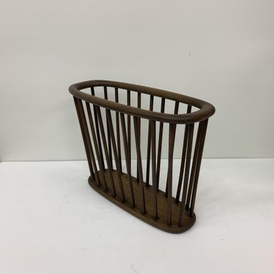 Mid-Century Oval Magazine Rack by Arthur Umanoff, 1950s-BGP-681993