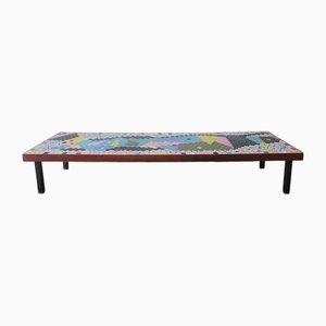 Mid-Century Patchwork Ceramic Tiled Coffee Table, 1960s-ED-1767408