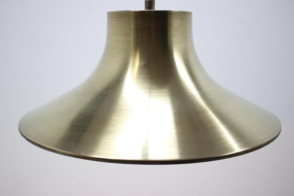 Mid-Century Pendant in Brass by Napako, 1970s-TZ-1257662