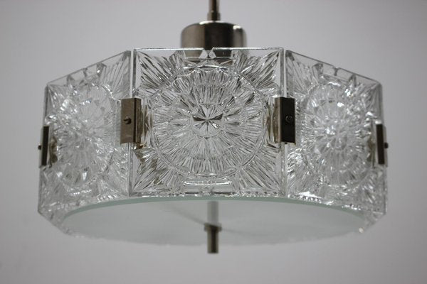 Mid-Century Pendant in Glass from Kamenicky Senov, 1970s-TZ-1257682