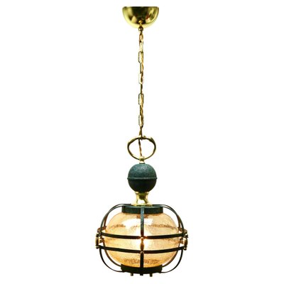 Mid-Century Pendant in Metal and Glass-MJY-1195183