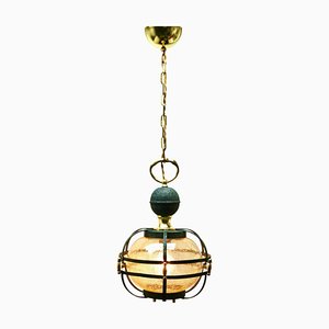 Mid-Century Pendant in Metal and Glass-MJY-1195183