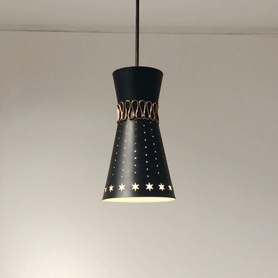 Mid-Century Pendant Lamp Attributed to Stilnovo, Italy, 1950s-EW-1072792