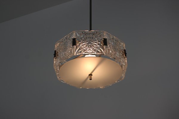 Mid-Century Pendant Lamp by Kamenický Šenov, 1960s-TZ-997072