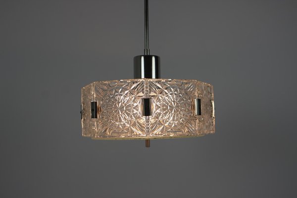 Mid-Century Pendant Lamp by Kamenický Šenov, 1960s-TZ-997072