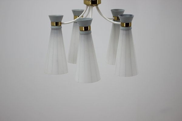 Mid-Century Pendant Lamp from Drukov, 1960s-TZ-555935