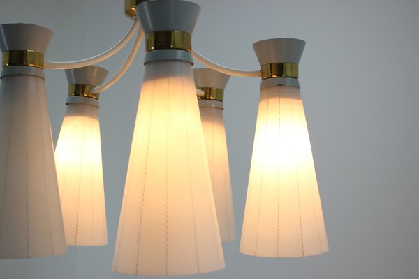 Mid-Century Pendant Lamp from Drukov, 1960s-TZ-555935