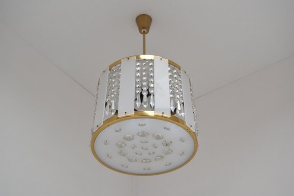 Mid-Century Pendant Lamp from Jablonec Glassworks Novy Bydzov, 1970s-TZ-933423