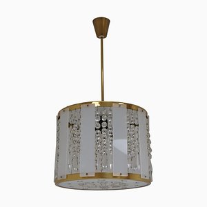 Mid-Century Pendant Lamp from Jablonec Glassworks Novy Bydzov, 1970s-TZ-933423