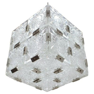 Mid-Century Pendant Lamp from Kamenický Šenov, 1960s-TZ-686128