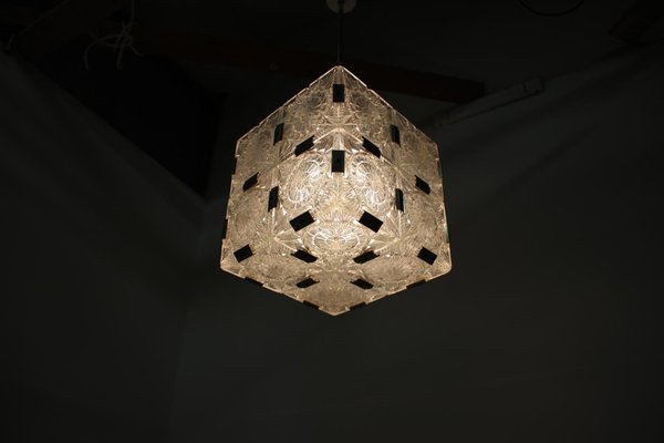 Mid-Century Pendant Lamp from Kamenický Šenov, 1960s-TZ-686128