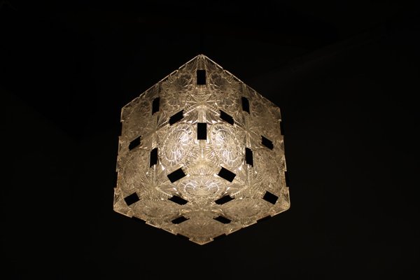 Mid-Century Pendant Lamp from Kamenický Šenov, 1960s-TZ-686128