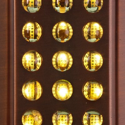 Mid-Century Pendant Lamp in Copper with 84 Glass Spheres from Raak Amsterdam, 1960s-QBR-1015802