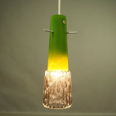 Mid-Century Pendant Lamp in Glass from Rupert Nikoll, 1950s-FUP-1388494