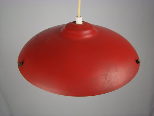 Mid-Century Pendant Lamp in Metal and Plastic, 1950s-SFQ-1792316