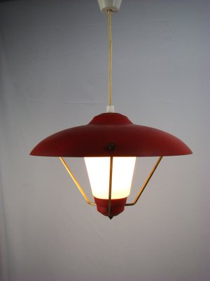 Mid-Century Pendant Lamp in Metal and Plastic, 1950s-SFQ-1792316