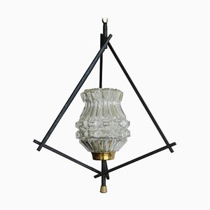 Mid-Century Pendant Lamp on Tripod Metal Frame-ARU-1073196