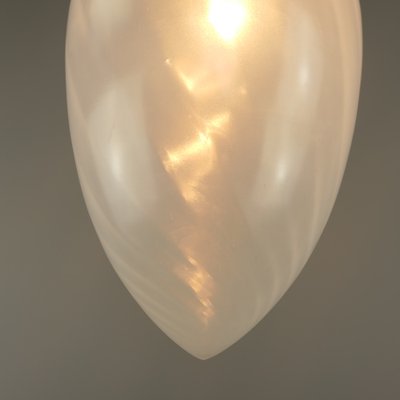 Mid-Century Pendant Light with Drop-Shaped Murano Shade, 1960s-KDB-1773634