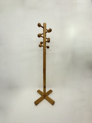 Mid-Century Pine Coat Rack, 1970s-BGP-1719570