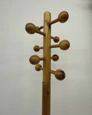 Mid-Century Pine Coat Rack, 1970s-BGP-1719570