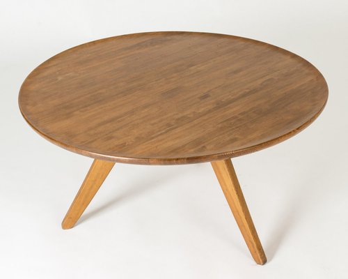 Mid-Century Pine Coffee Table by Carl Malmsten, 1940s-NL-1756206