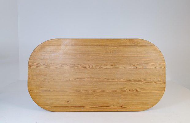 Mid-Century Pine Coffee Table by Carl Malmsten, Sweden, 1940s-UYK-997344