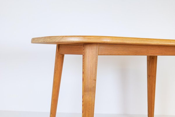 Mid-Century Pine Coffee Table by Carl Malmsten, Sweden, 1940s-UYK-997344