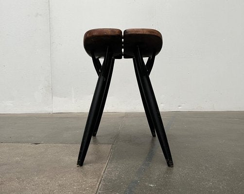 Mid-Century Pirkka Stool by Ilmari Tapiovaara for Laukaan Puu-UAH-1736382