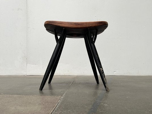 Mid-Century Pirkka Stool by Ilmari Tapiovaara for Laukaan Puu-UAH-1736382