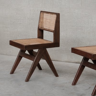 Mid-Century PJ-SI-25-A Model Chair by Pierre Jeanneret, Set of 2-JRP-1153334