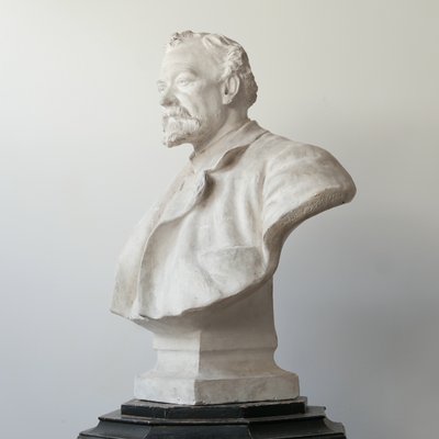 Mid-Century Plaster Bust of a Gentleman-JRP-702493