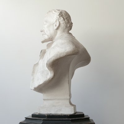 Mid-Century Plaster Bust of a Gentleman-JRP-702493