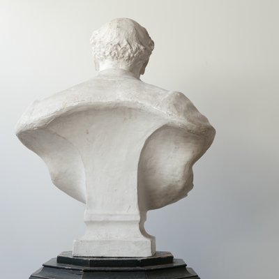 Mid-Century Plaster Bust of a Gentleman-JRP-702493