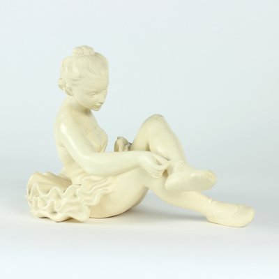 Mid-Century Plaster Sculpture of Ballet Dancer from Jihokera, Czechoslovakia, 1960s-UL-1431891