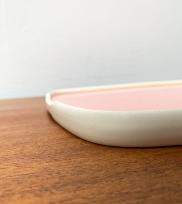 Mid-Century Plastic Blue & Pink Flip Tray, 1960s-UAH-1289262