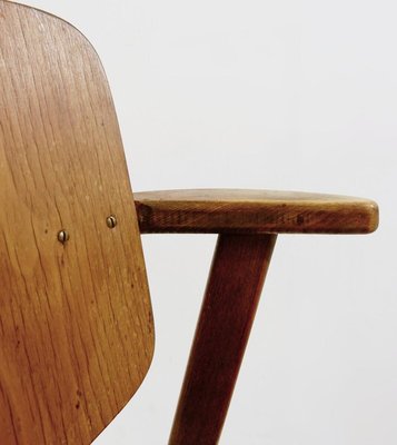 Mid-Century Plywood Beech Chairs, 1950s-JG-1428286