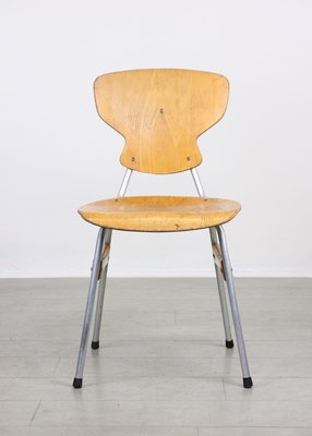 Mid-Century Plywood Desk Chairs by Niko Kralj for Stol Kamnik, Set of 2-HGJ-1438615