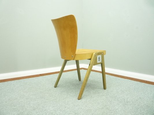 Mid-Century Plywood Dining & Stacking Chairs from Kaderer München, 1950s, Set of 10-UG-1226503