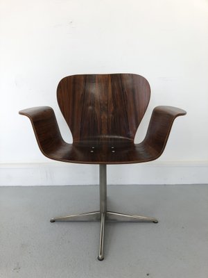 Mid-Century Plywood Focus Chair by A. Belokopytoff for Westnofa-JWH-1273929