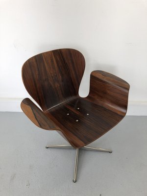 Mid-Century Plywood Focus Chair by A. Belokopytoff for Westnofa-JWH-1273929