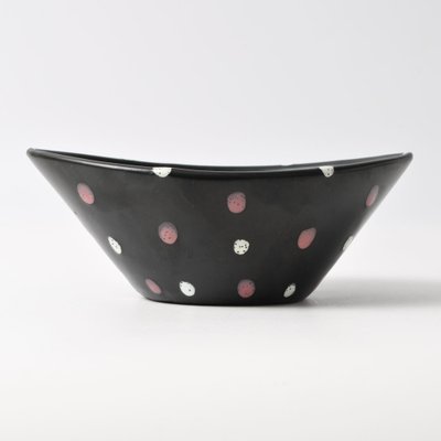 Mid-Century Polka Dot Bowl by Aldo Londi for Bitossi, 1950s-IXK-1788413