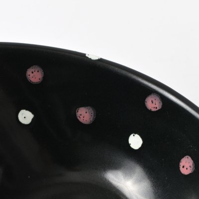 Mid-Century Polka Dot Bowl by Aldo Londi for Bitossi, 1950s-IXK-1788413