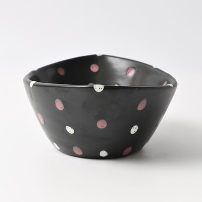 Mid-Century Polka Dot Bowl by Aldo Londi for Bitossi, 1950s-IXK-1788413