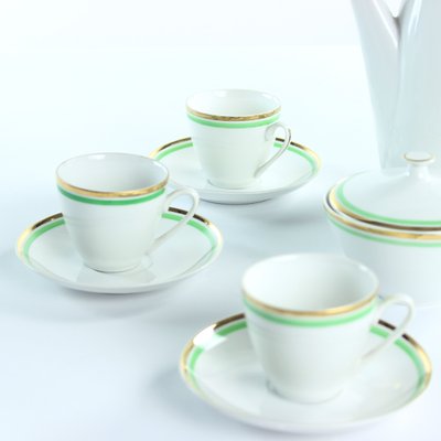 Mid-Century Porcelain Coffee Set, Czechoslovakia, 1954, Set of 14-UL-1186547